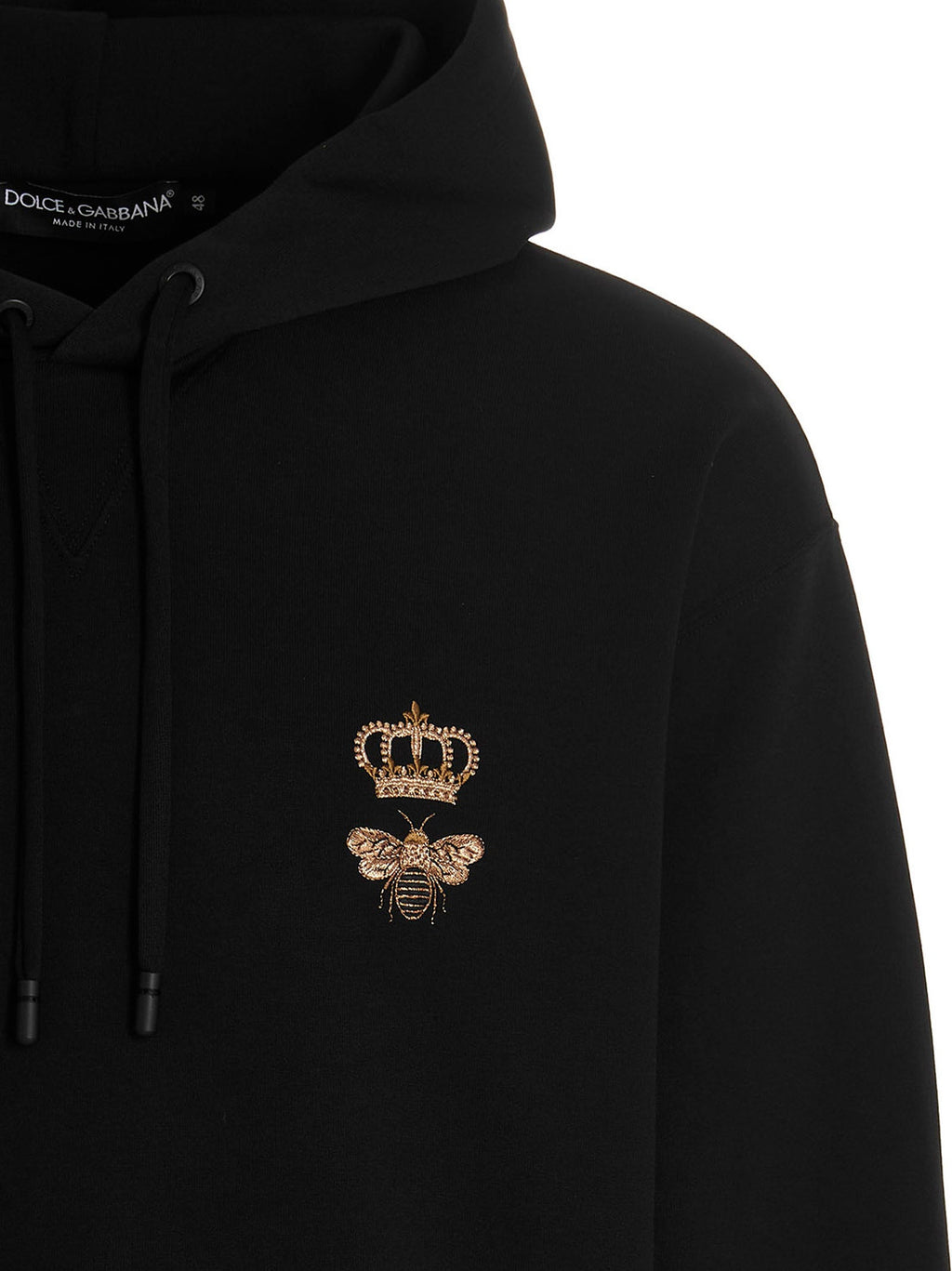 Dolce & Gabbana Black Cotton Sweatshirt