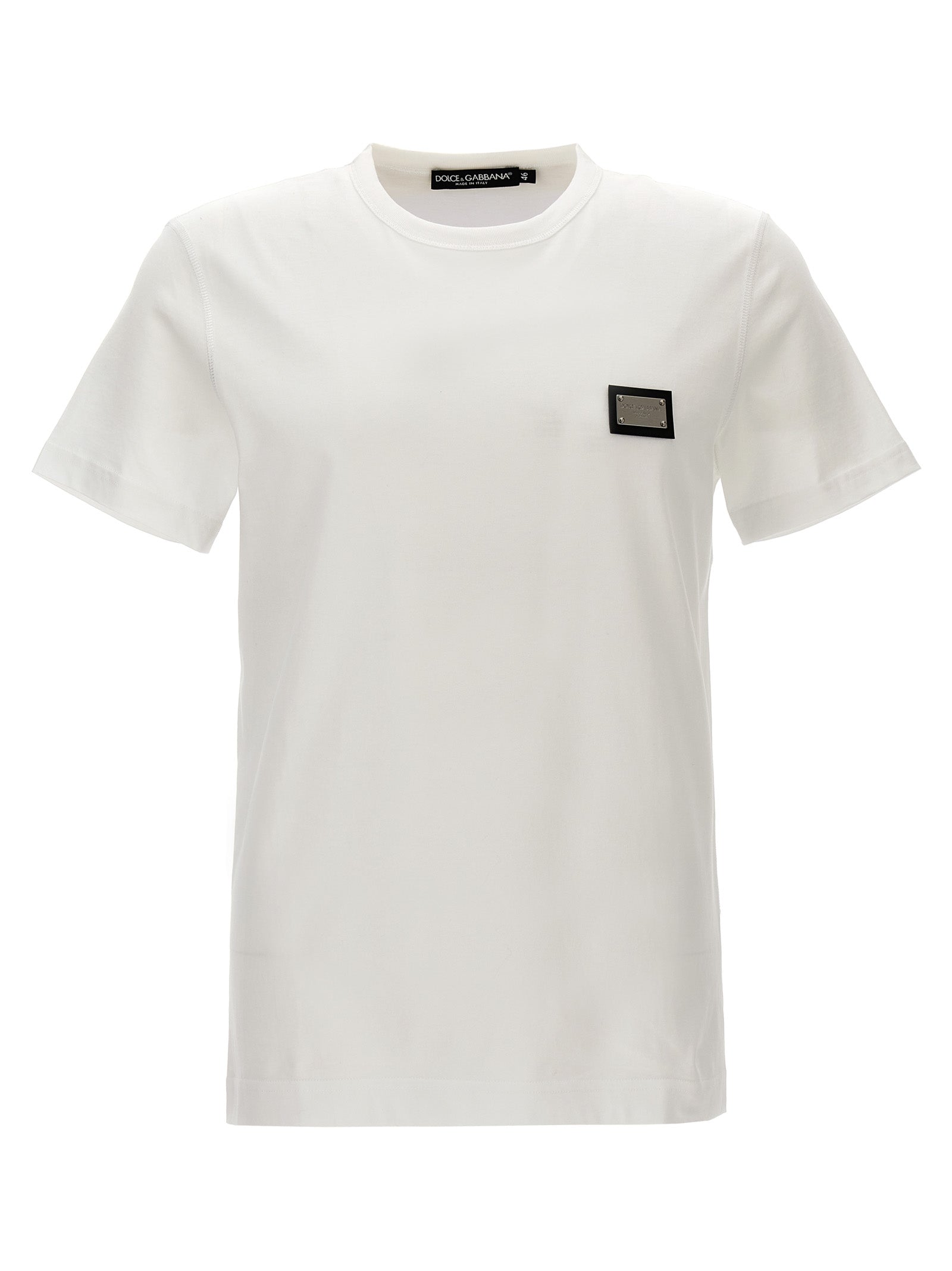 Dolce & Gabbana White Cotton T-Shirt