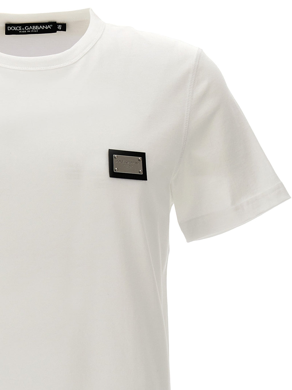 Dolce & Gabbana White Cotton T-Shirt