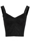 Dolce & Gabbana Black Polyamide Tank Tops