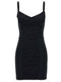 Dolce & Gabbana Black Polyester Short Dress