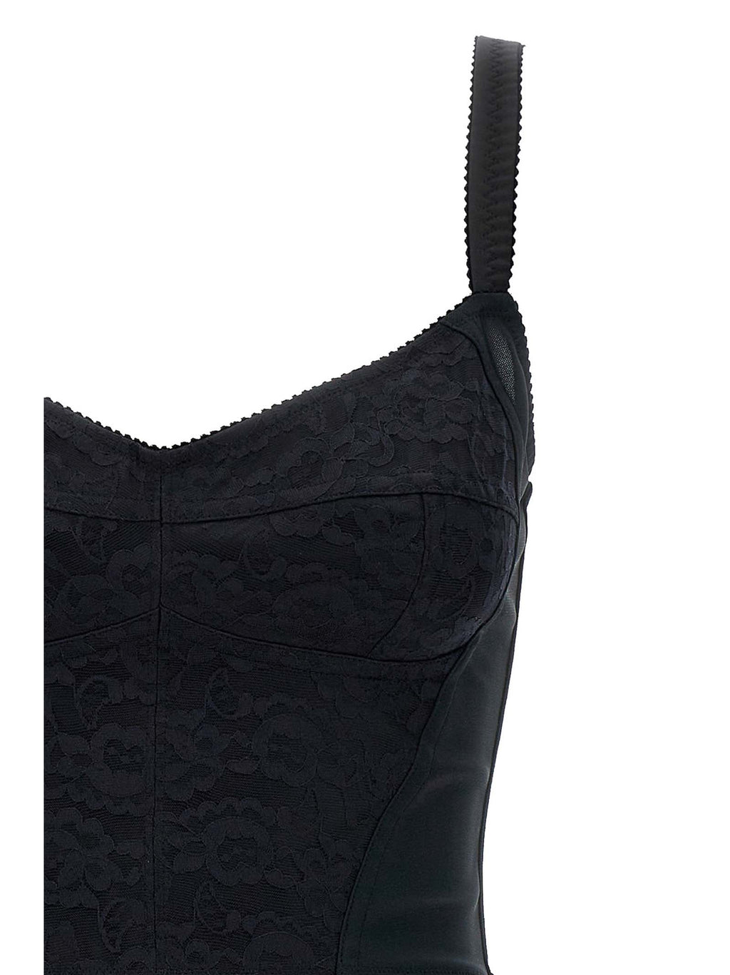 Dolce & Gabbana Black Polyester Short Dress