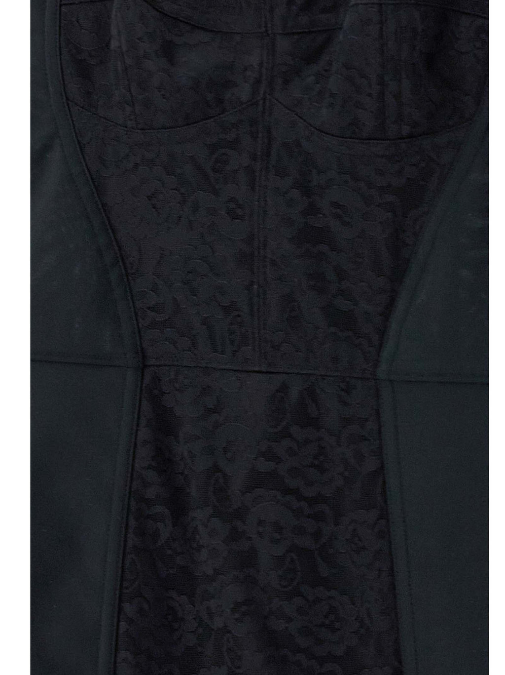 Dolce & Gabbana Black Polyester Short Dress