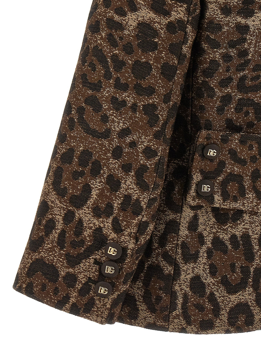 Dolce & Gabbana Brown Virgin Wool Blazer