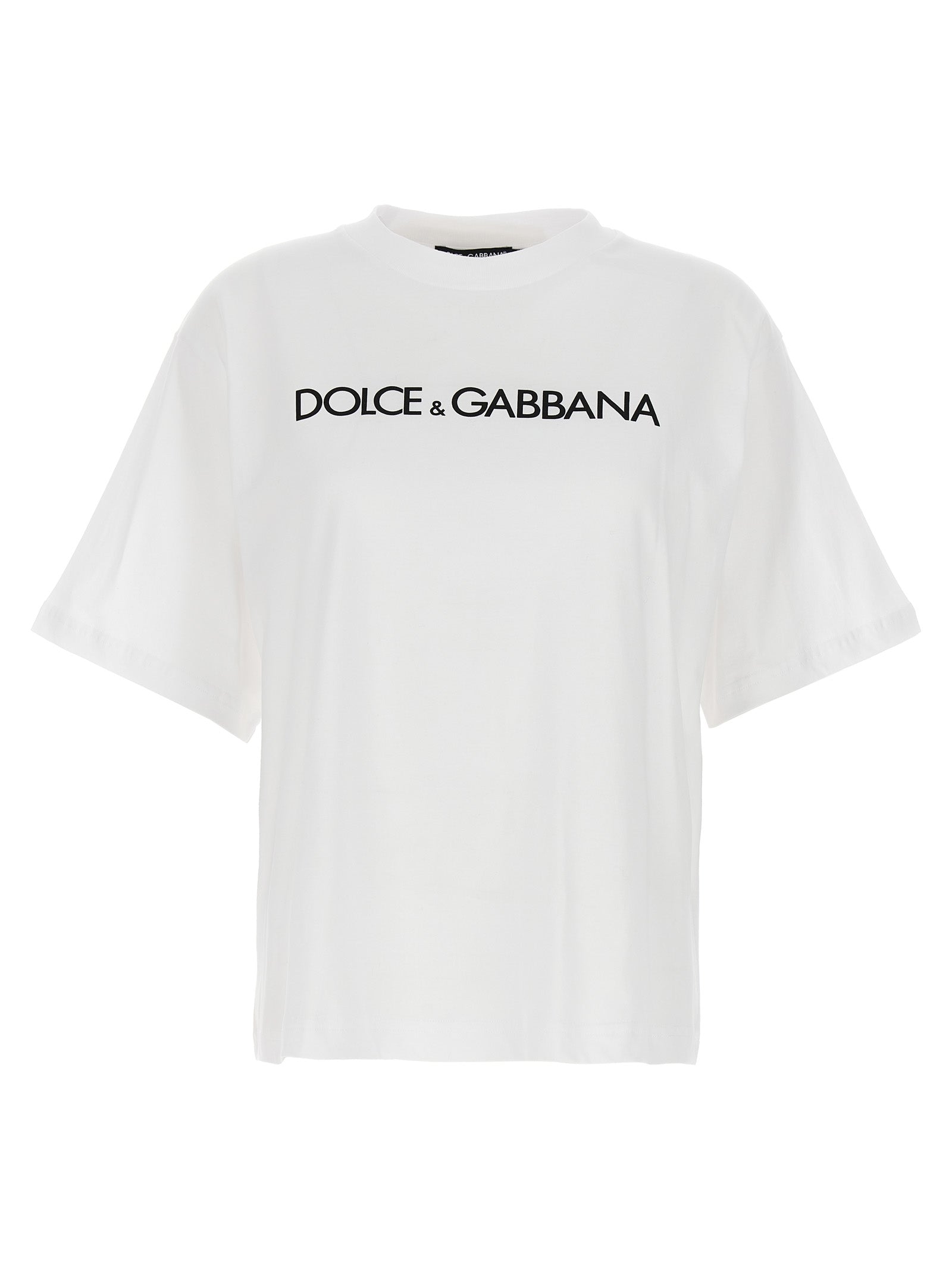 Dolce & Gabbana White Cotton T-Shirt