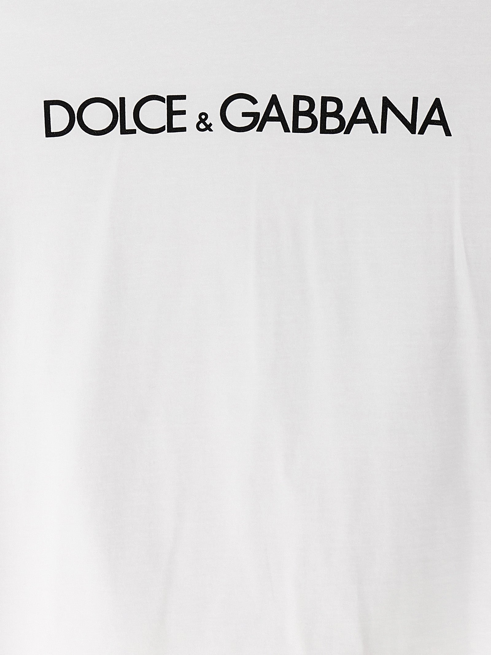 Dolce & Gabbana White Cotton T-Shirt