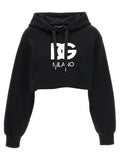 Dolce & Gabbana Black Cotton Hoodie