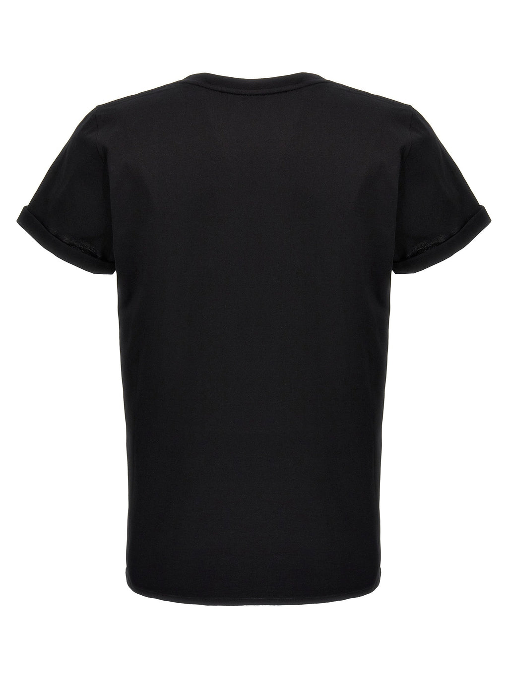 Saint Laurent Black Cotton T-Shirt