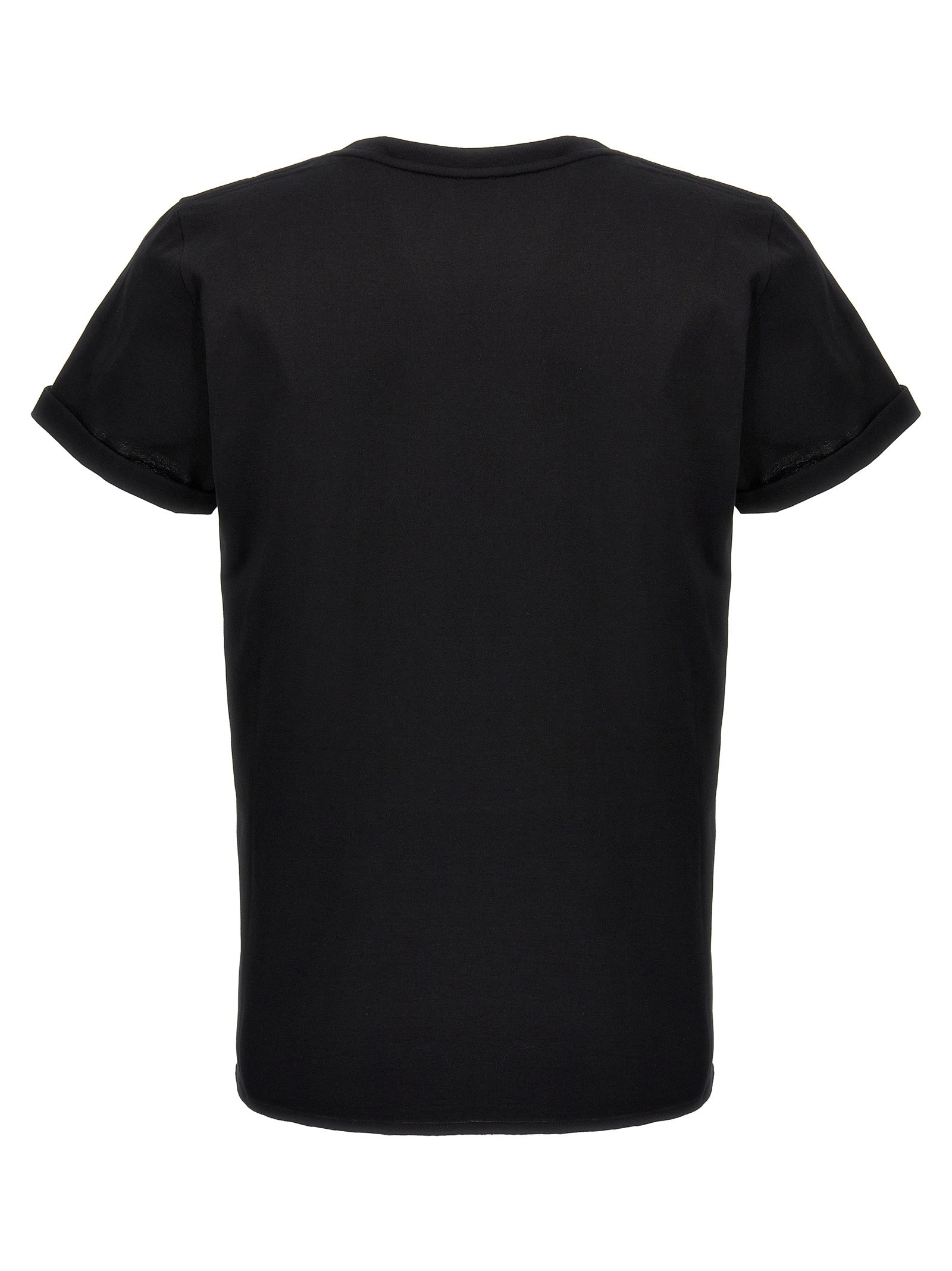 Saint Laurent Black Cotton T-Shirt