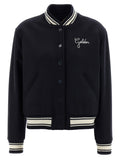 Golden Goose Blue Virgin Wool Bomber