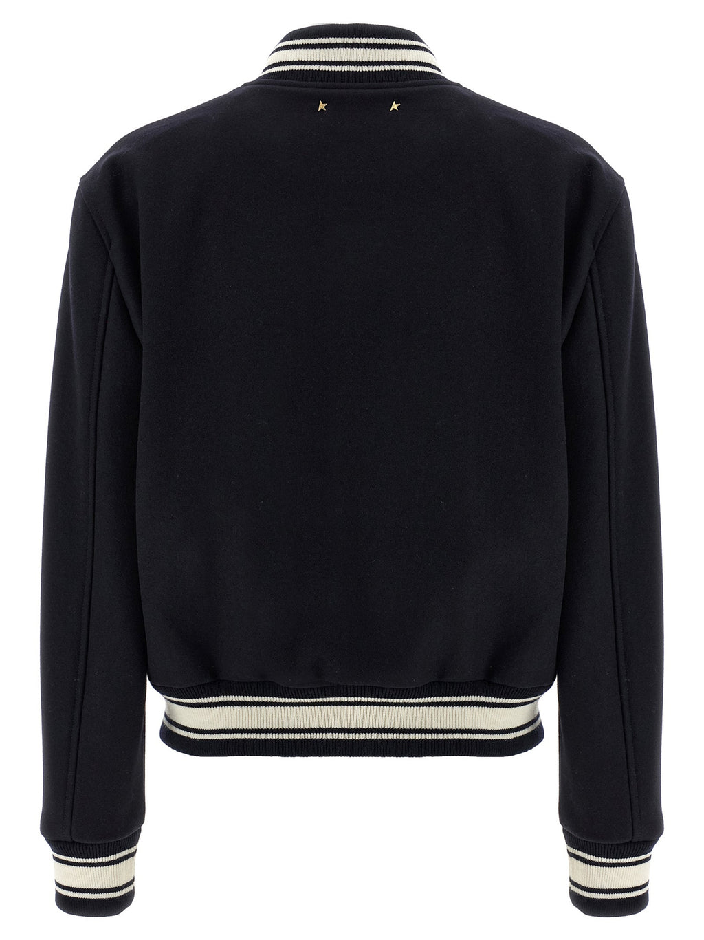 Golden Goose Blue Virgin Wool Bomber