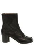 Maison Margiela Black Napa Leather / Calf Bos Taurus Ankle Boots
