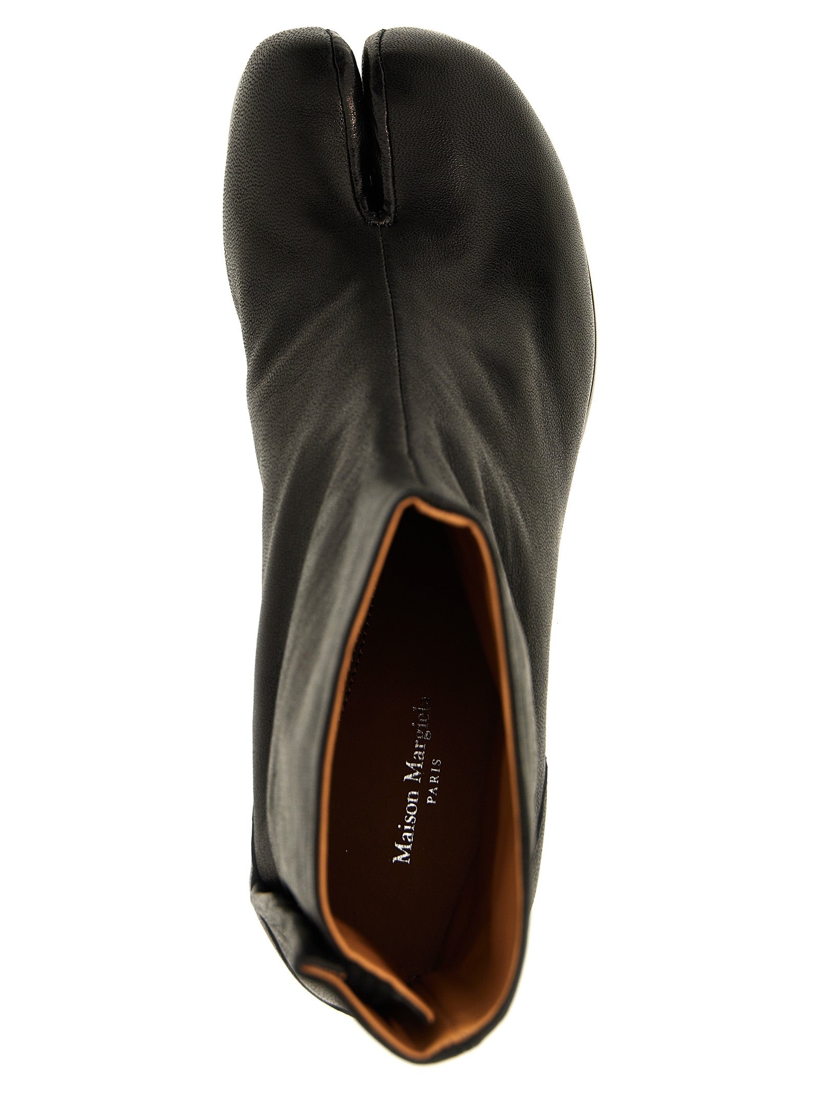 Maison Margiela Black Napa Leather / Calf Bos Taurus Ankle Boots