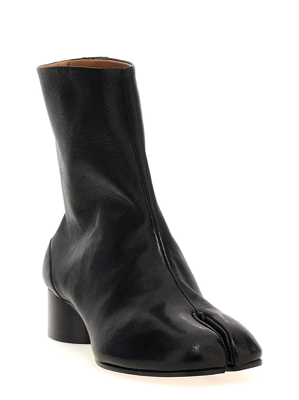 Maison Margiela Black Lamb Leather Ankle Boots