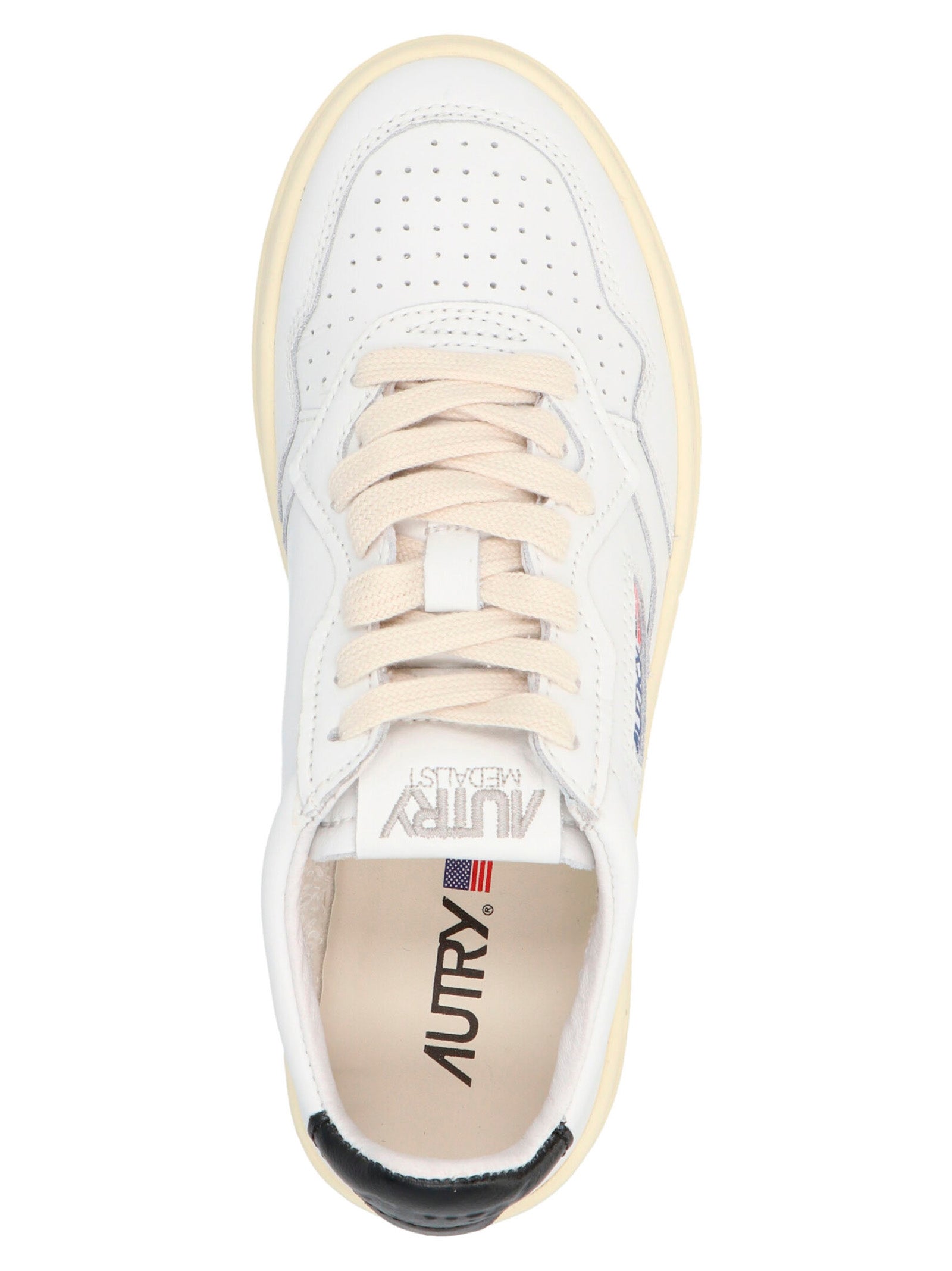 Autry Bicolor Cowhide Low Top Sneakers
