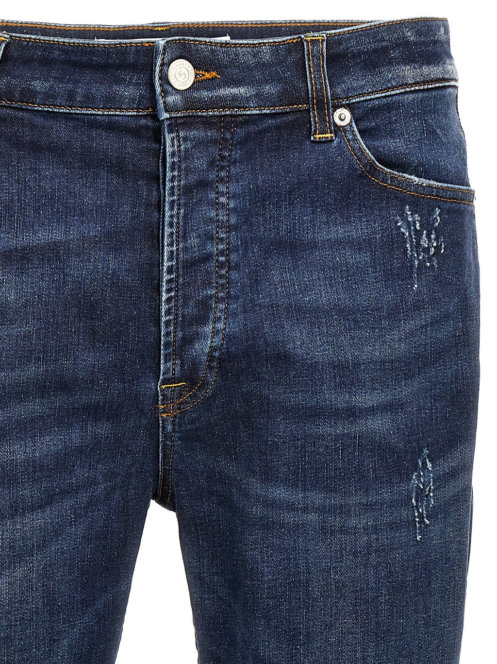 Department 5 Blue Cotton Jeans Denim