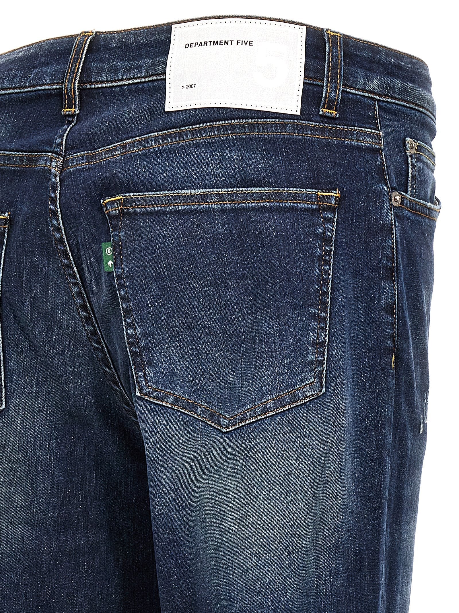Department 5 Blue Cotton Jeans Denim