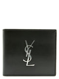 Saint Laurent Black Leather Wallet