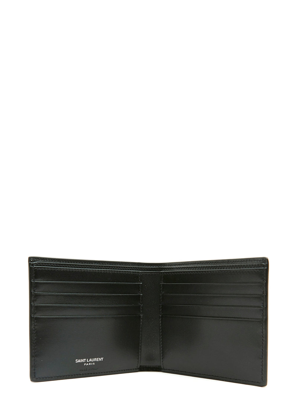 Saint Laurent Black Leather Wallet