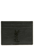 Saint Laurent Black Lambskin Cardholder