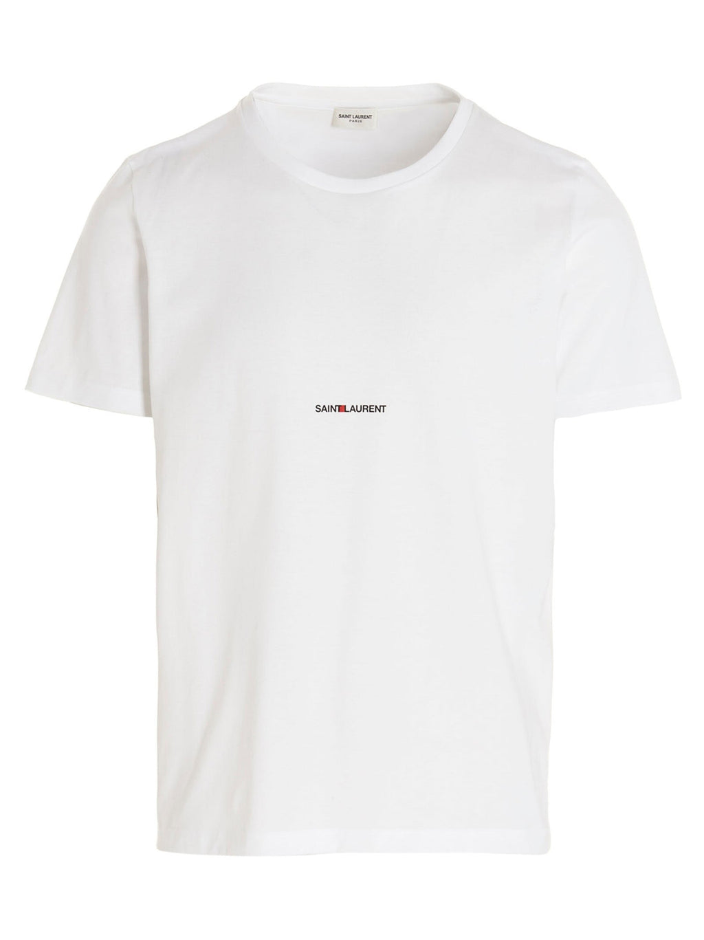 Saint Laurent White Cotton T-Shirt