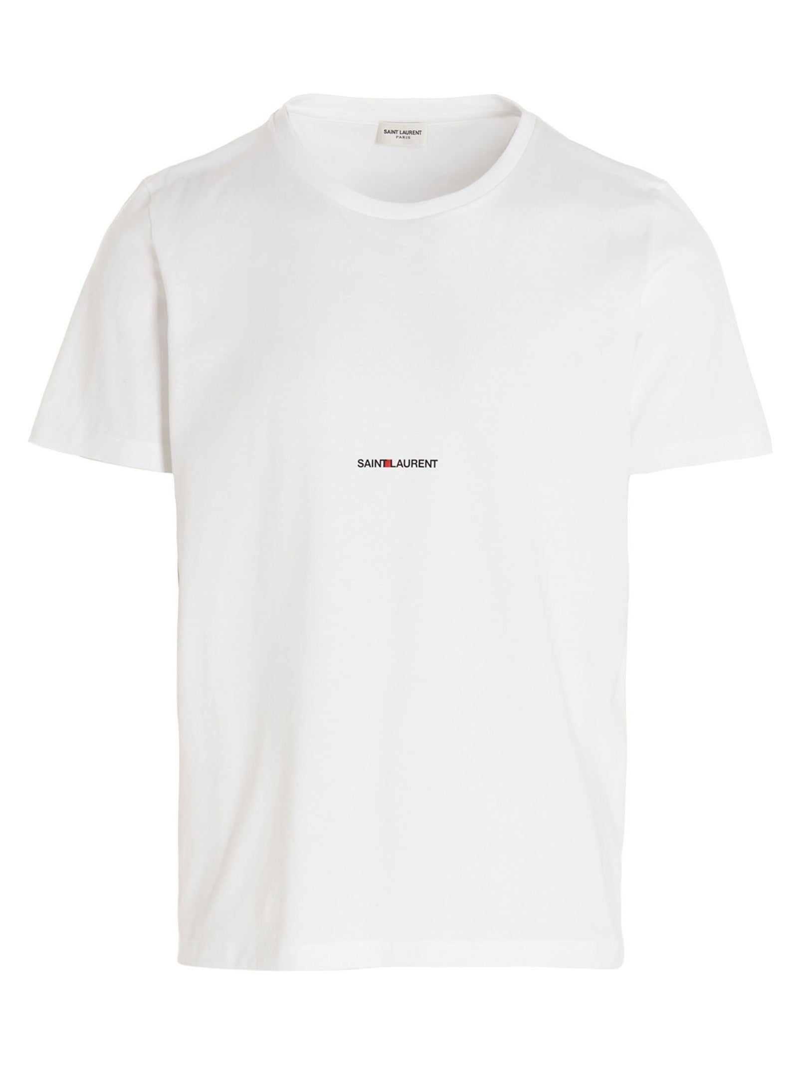 Saint Laurent White Cotton T-Shirt