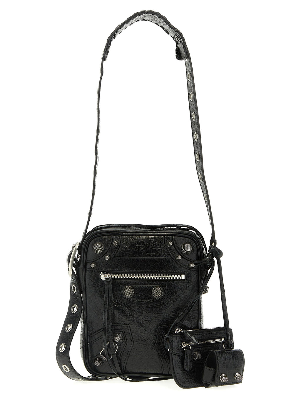 Balenciaga Black Lamb Leather Crossbody Bag