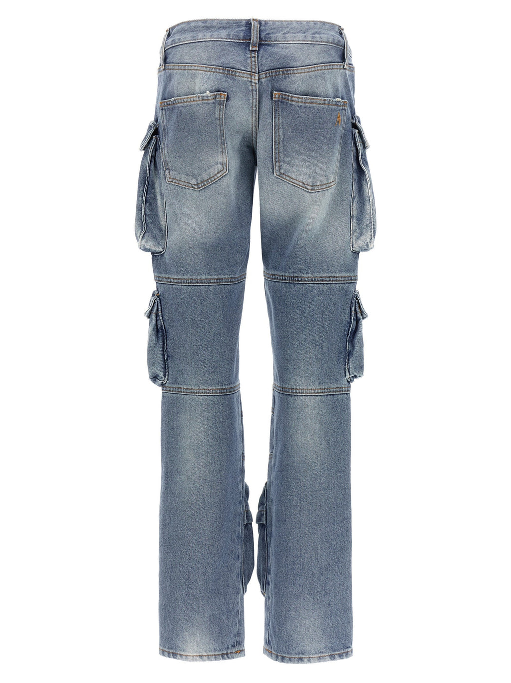 The Attico Blue Cotton Jeans Denim
