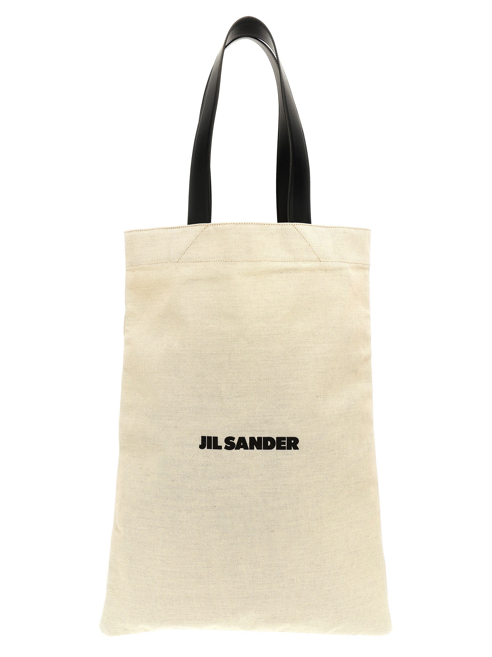Jil Sander Bicolor Cotton Tote Bag
