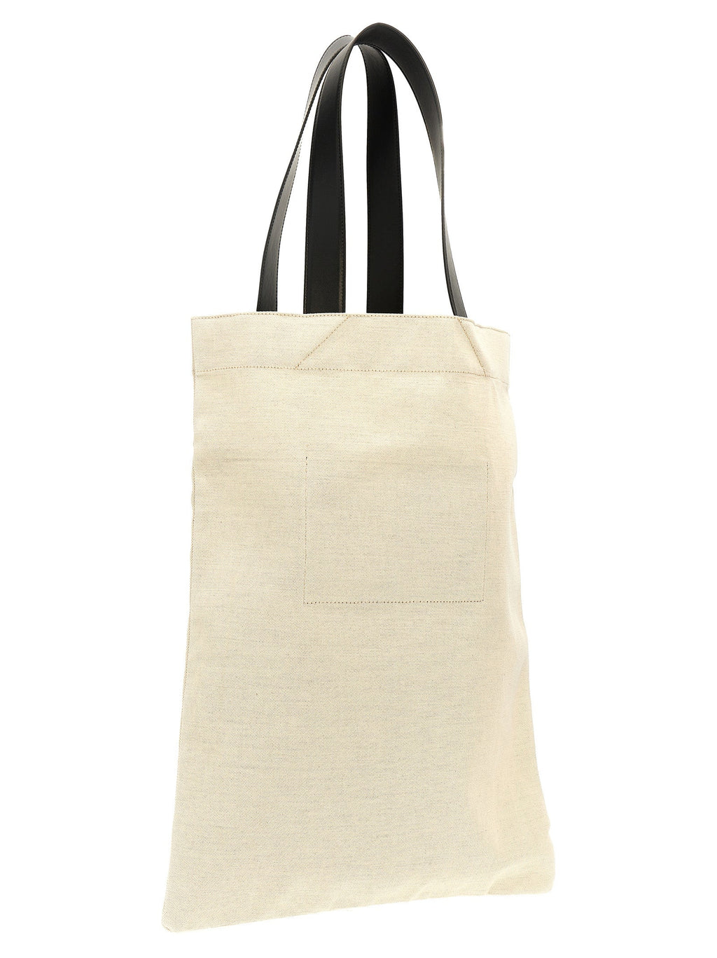 Jil Sander Bicolor Cotton Tote Bag