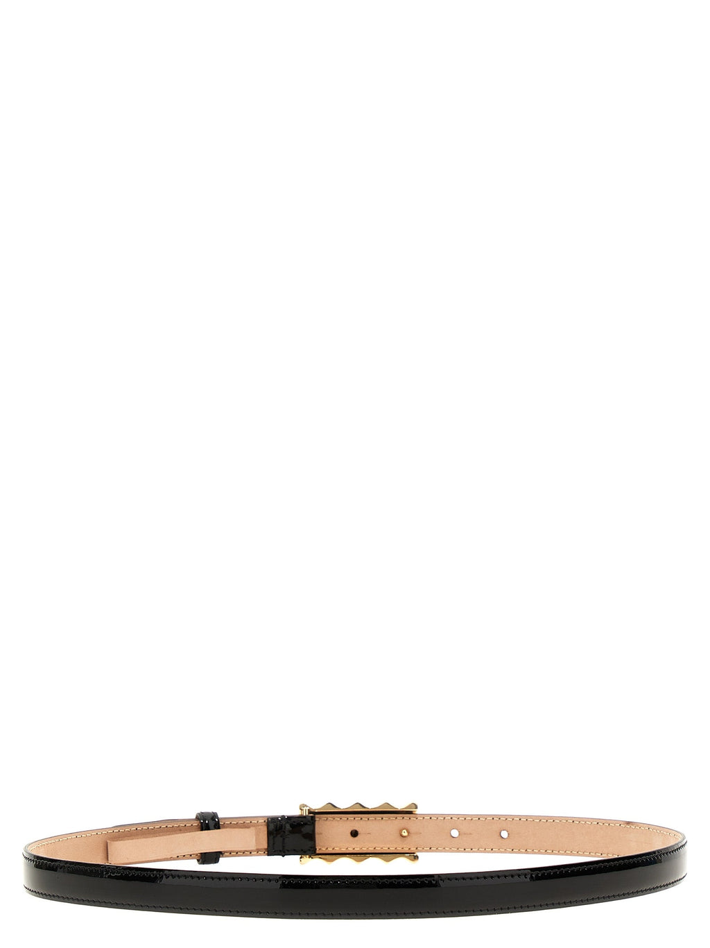 Khaite Black Calfskin Regular Belt