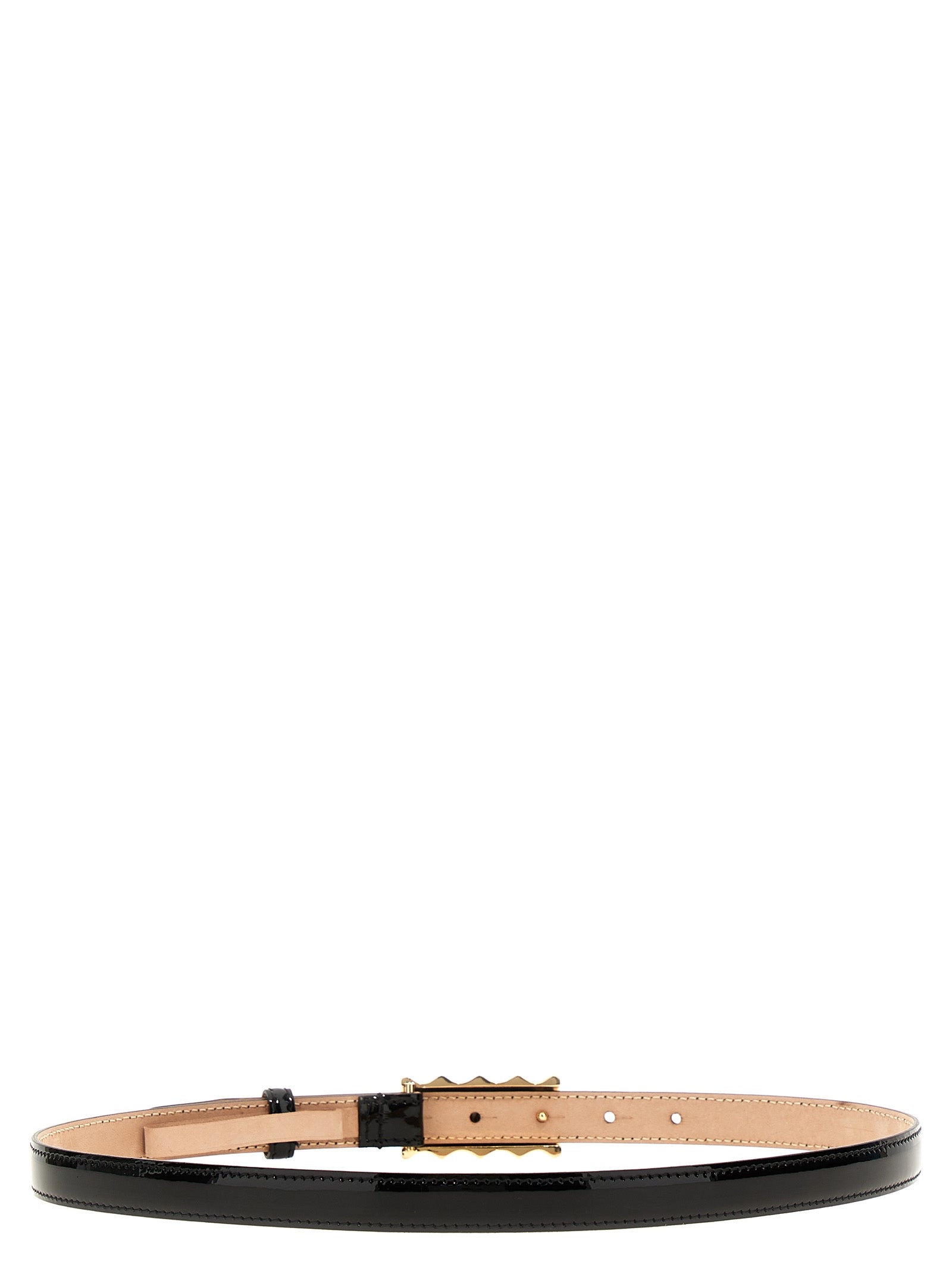Khaite Black Calfskin Regular Belt