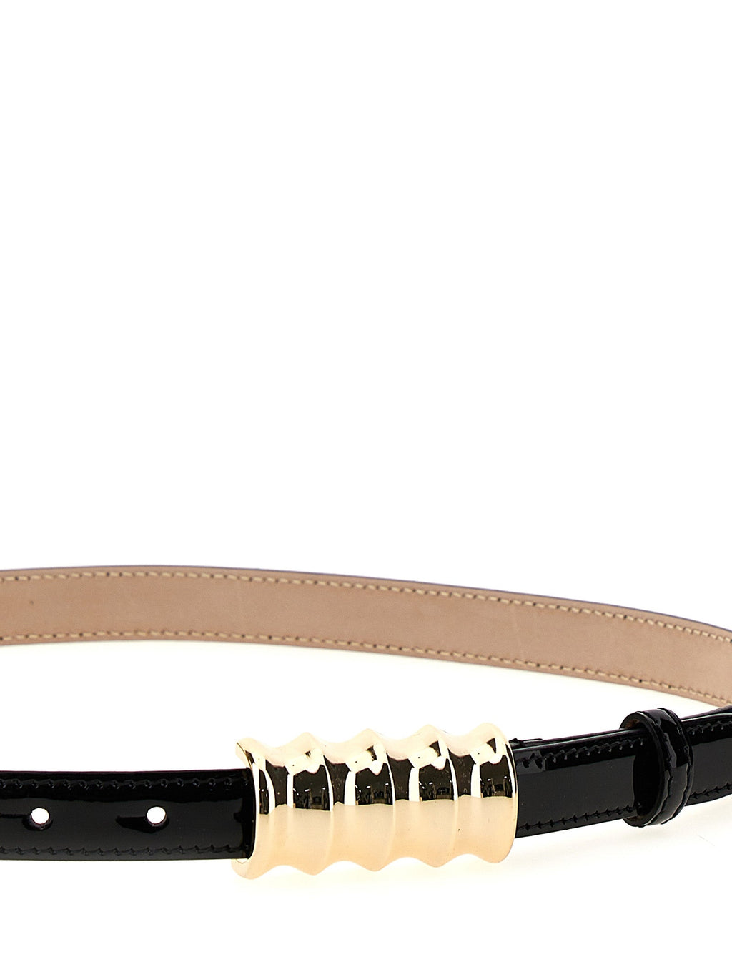 Khaite Black Calfskin Regular Belt