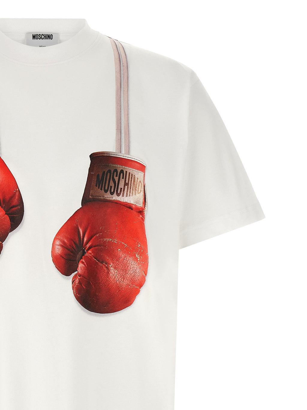 Moschino White Cotton T-Shirt