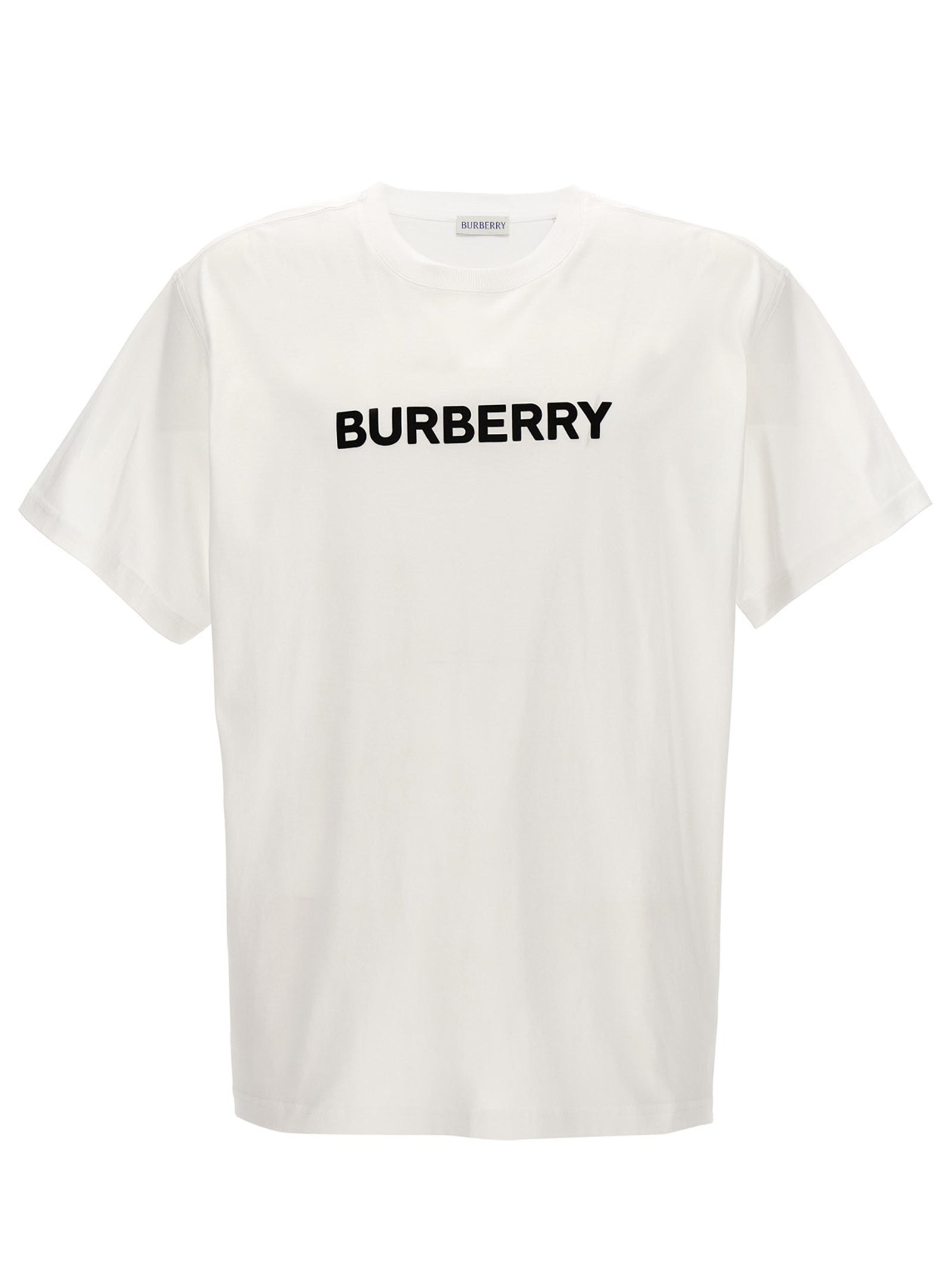 Burberry White Cotton T-Shirt