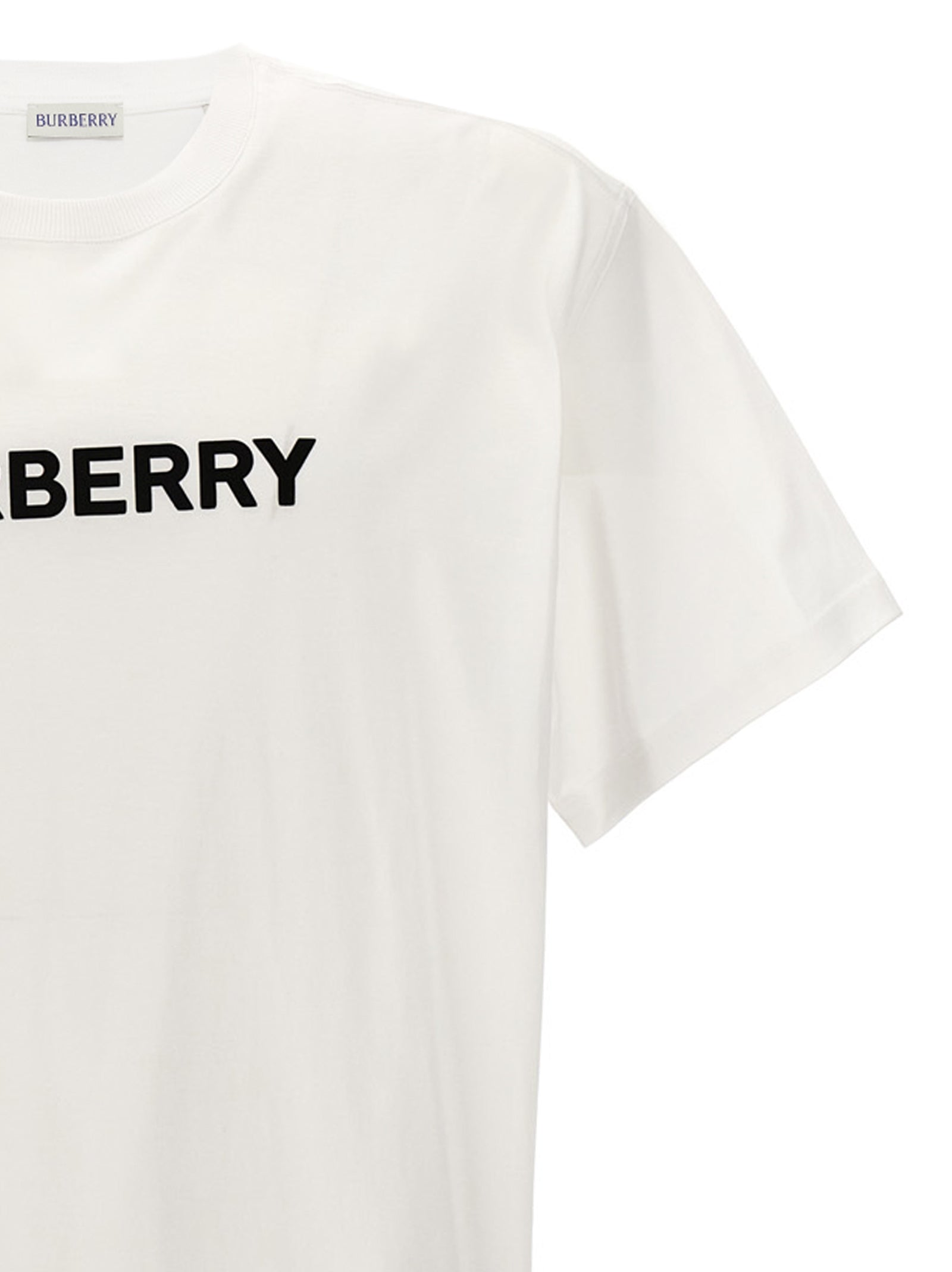 Burberry White Cotton T-Shirt