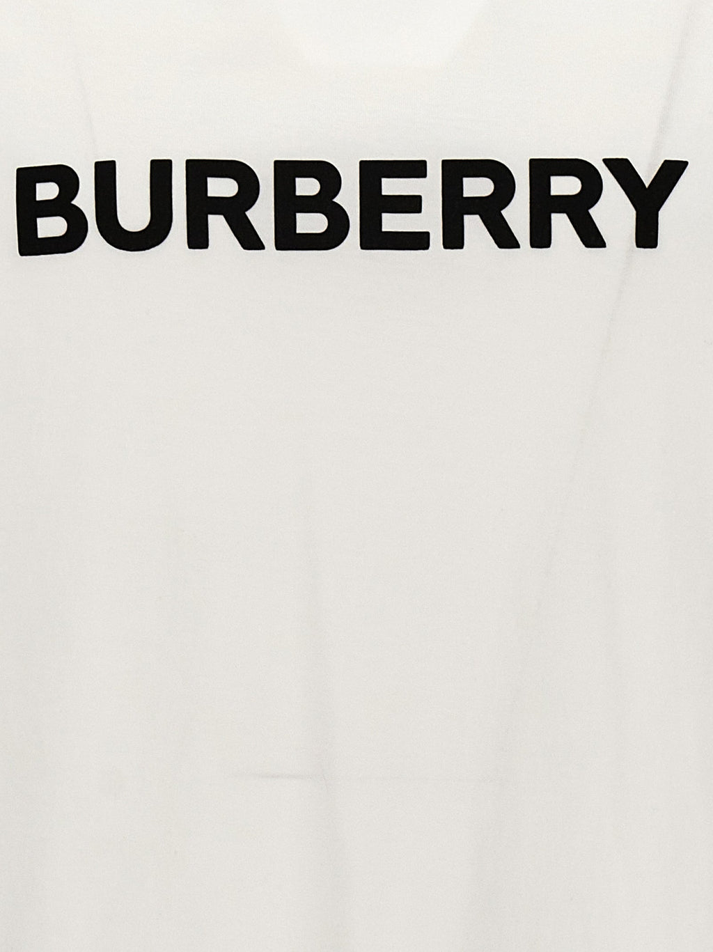 Burberry White Cotton T-Shirt