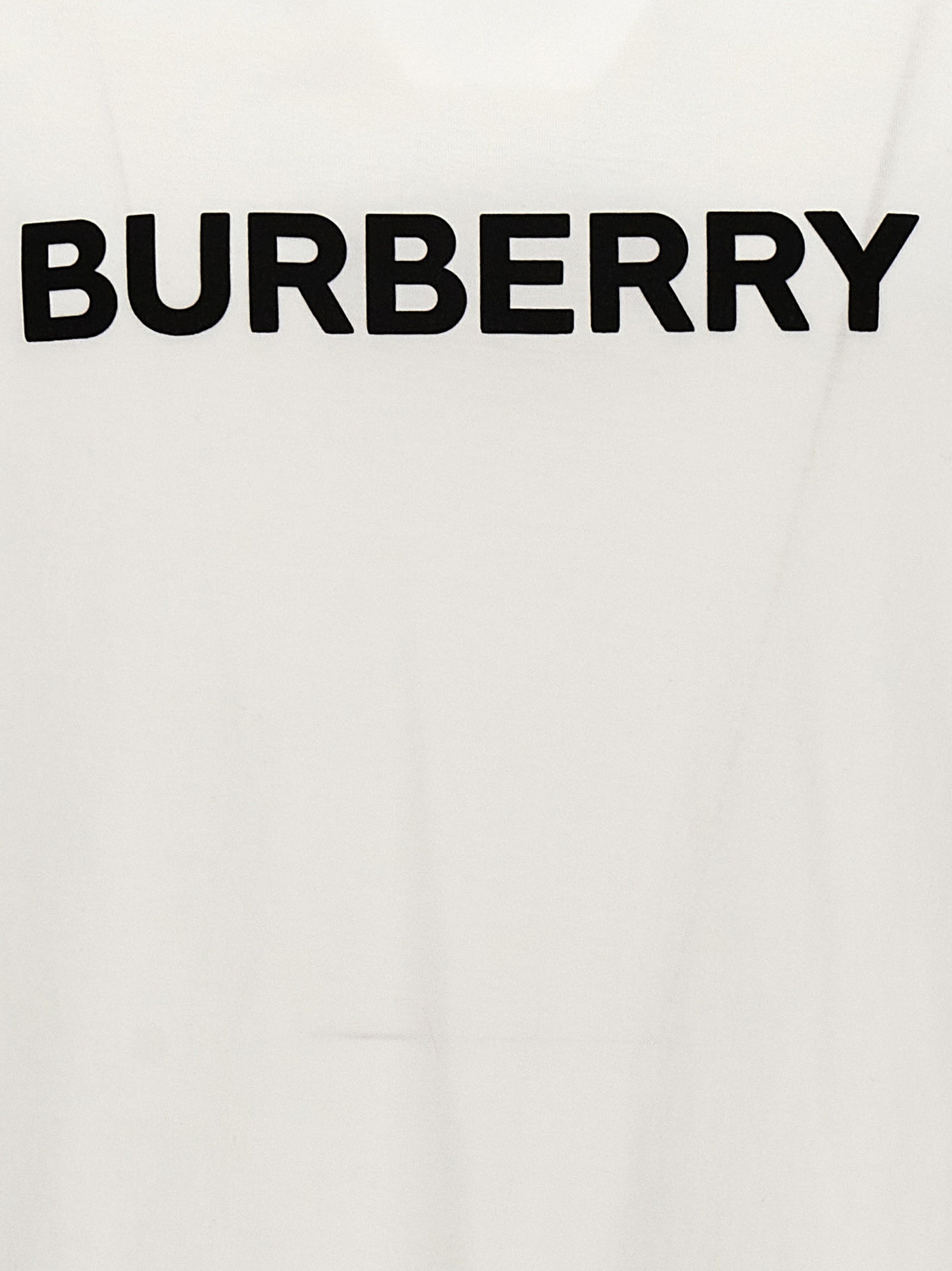 Burberry White Cotton T-Shirt