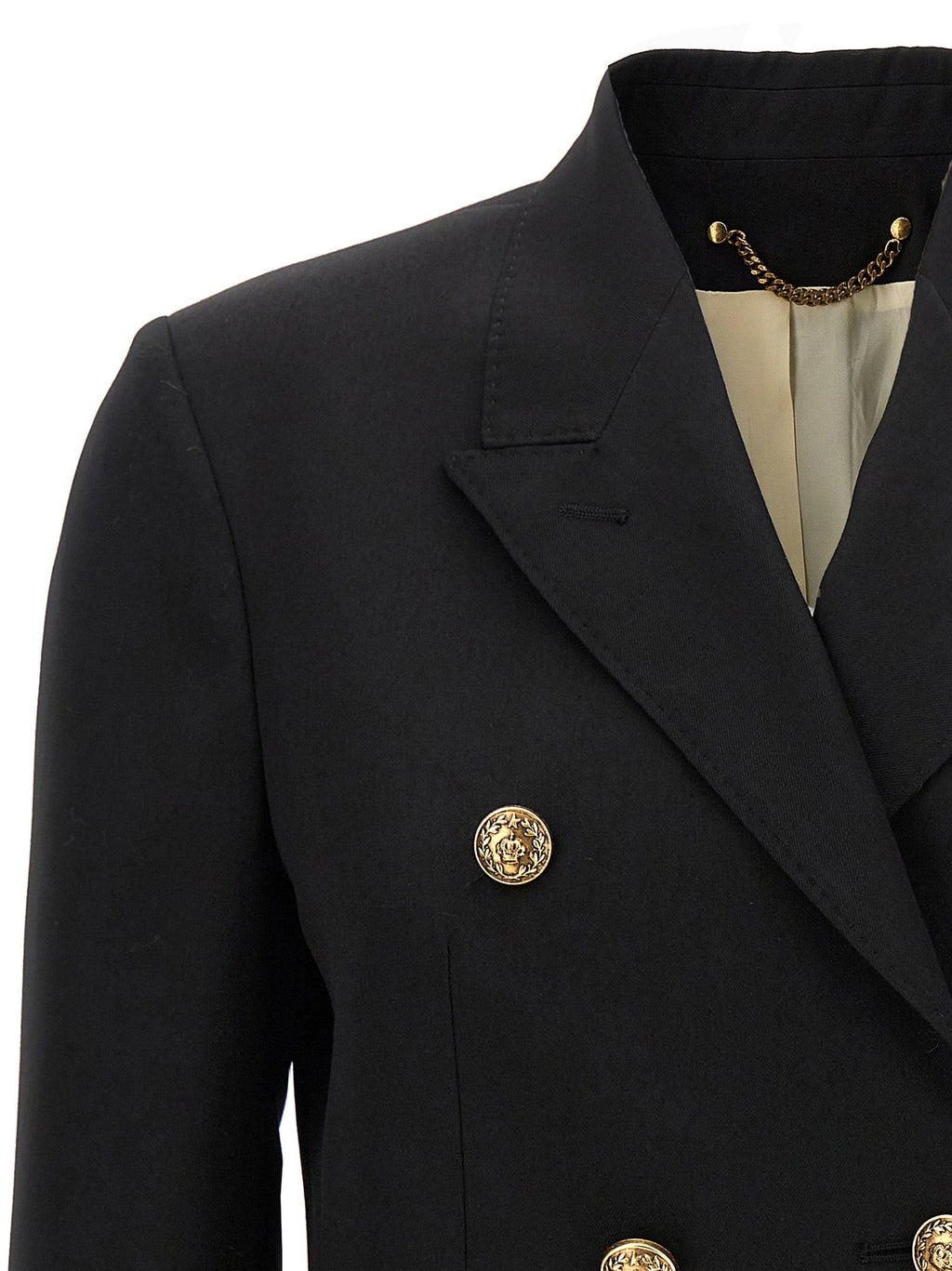 Golden Goose Black Virgin Wool Blazer