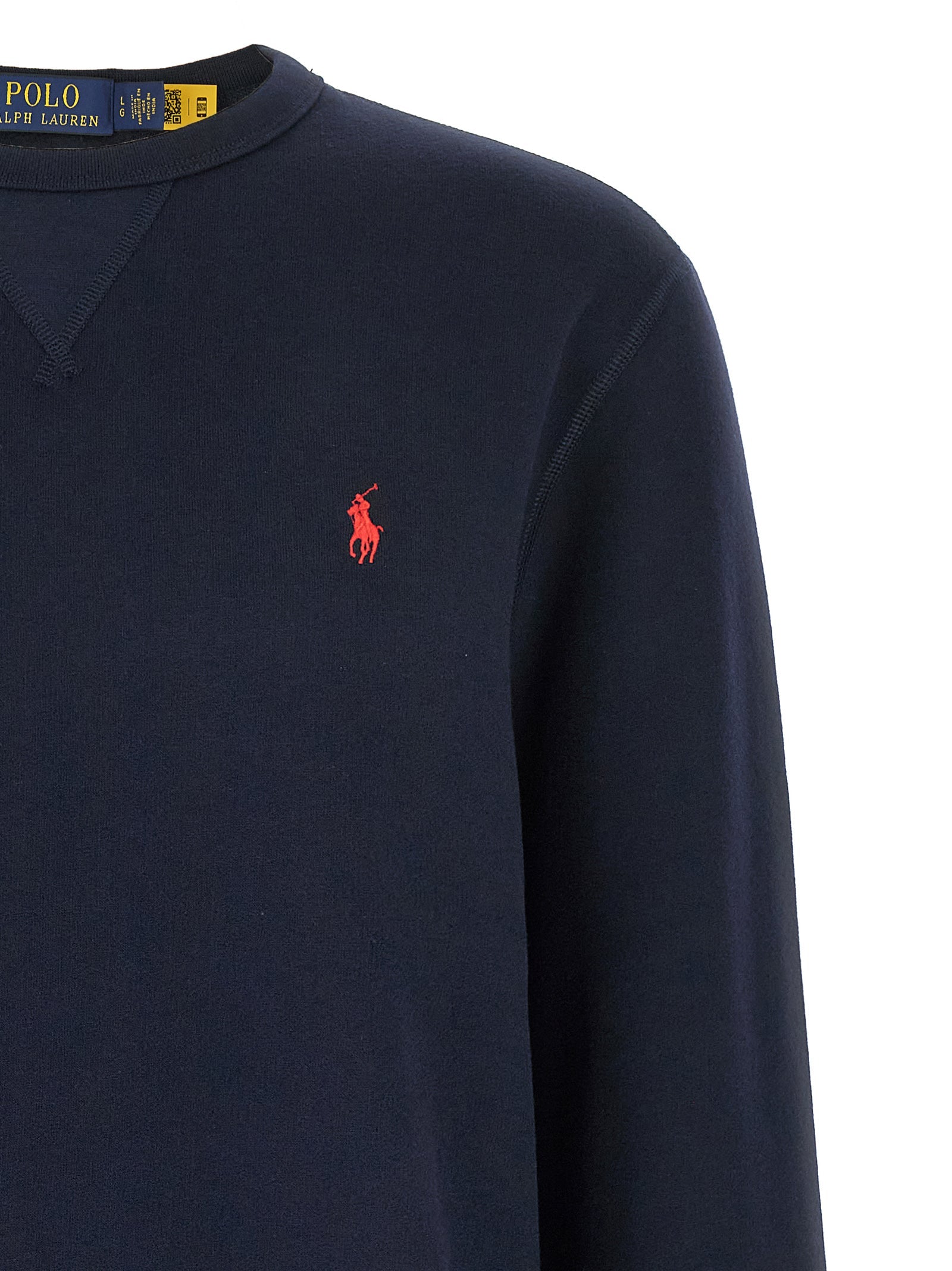 Polo Ralph Lauren Blue Cotton Sweatshirt Polo Ralph Lauren
