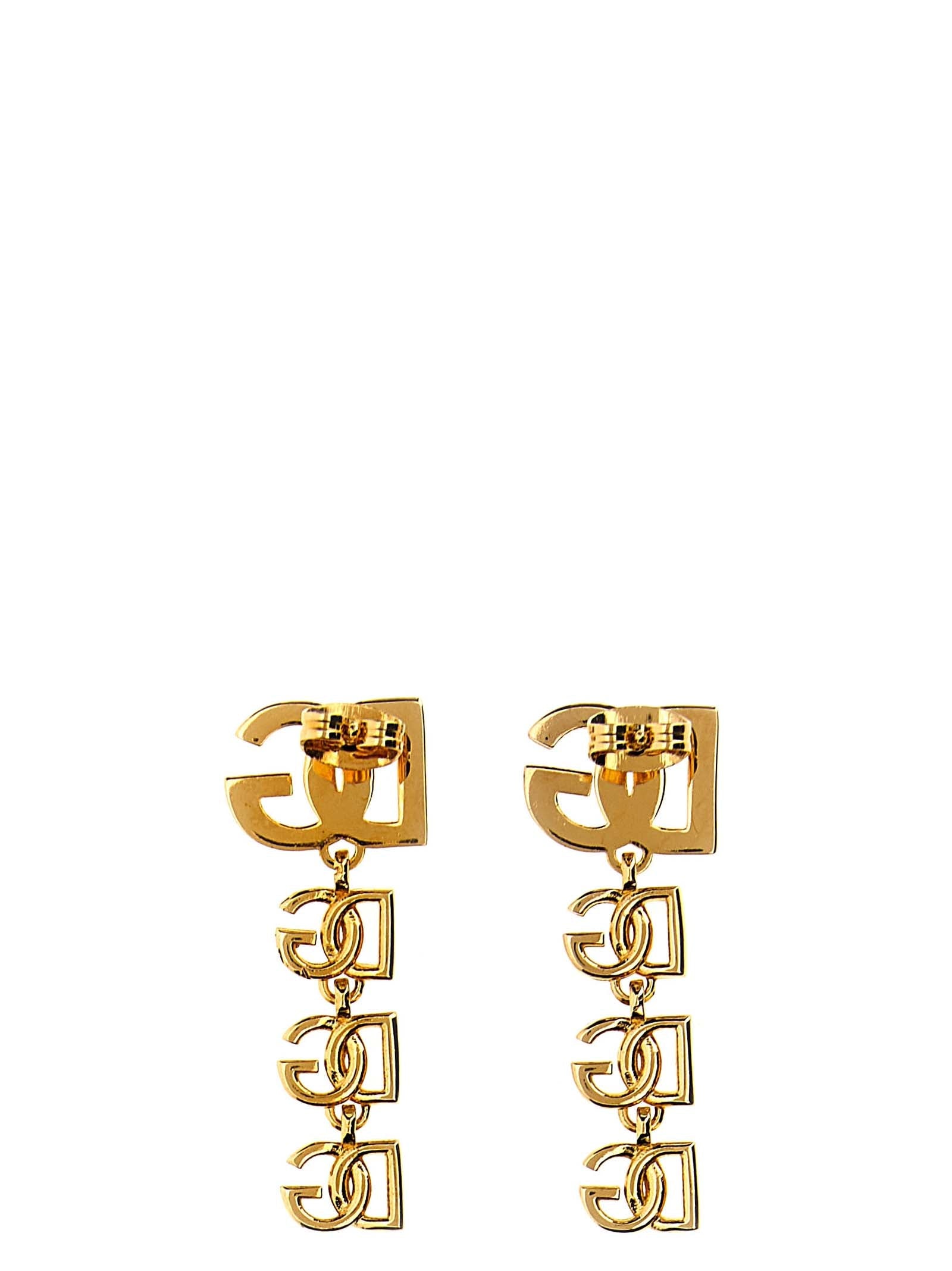 Dolce & Gabbana Gold Brass Earrings