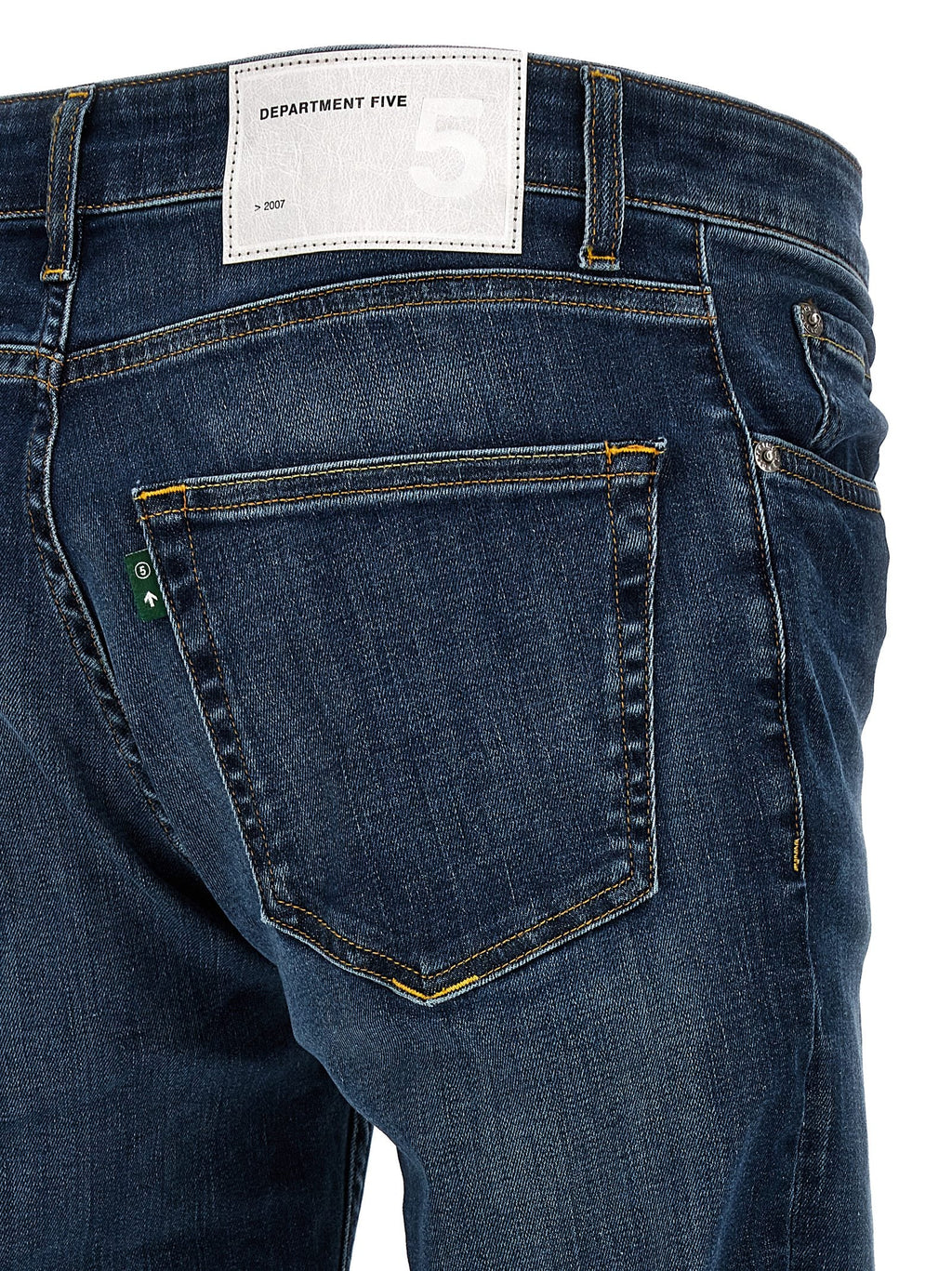 Department 5 Blue Cotton Straight-Leg Jeans