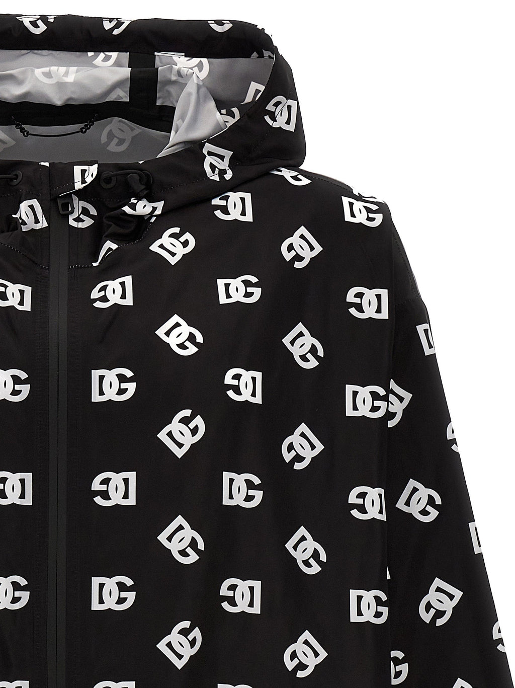 Dolce & Gabbana Bicolor Polyester Shell Jacket
