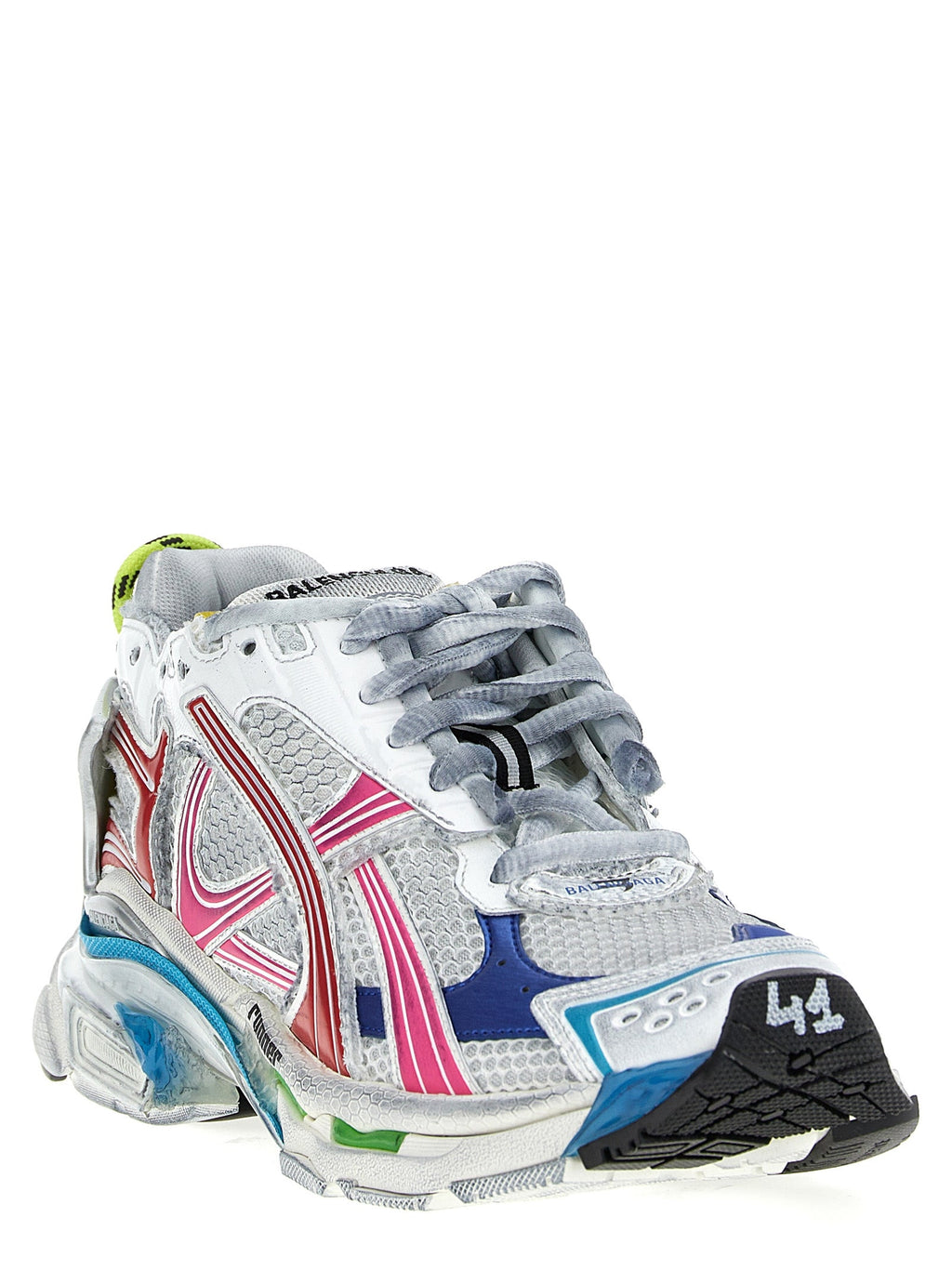 Balenciaga Multicolor Polyester Athletic Sneakers
