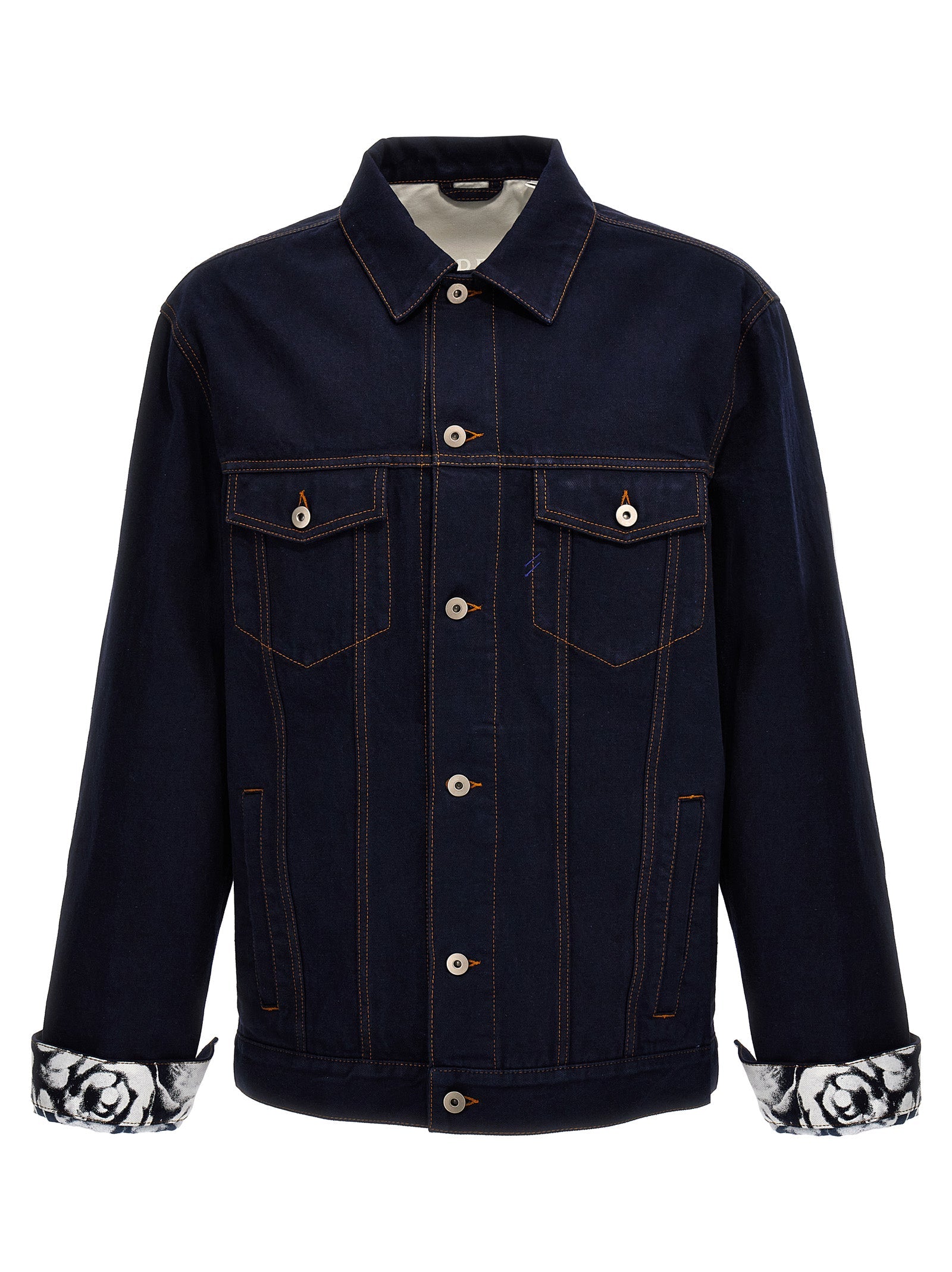 Burberry Blue Cotton Denim Jacket