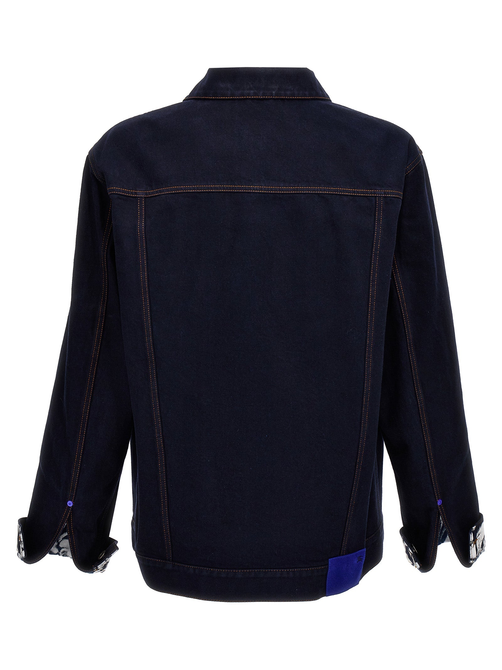Burberry Blue Cotton Denim Jacket