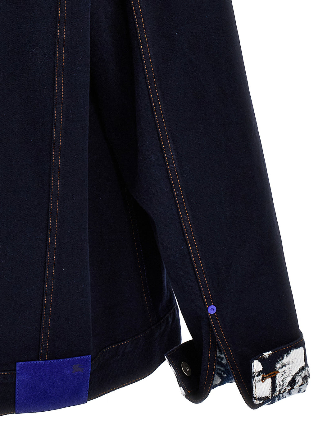 Burberry Blue Cotton Denim Jacket