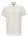 Burberry White Cotton Polo Shirt