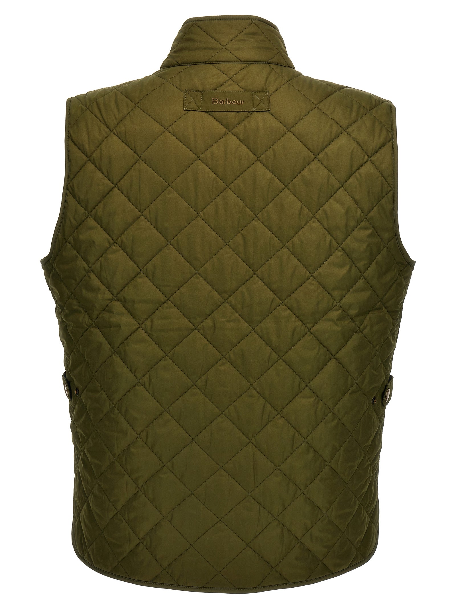 Barbour Bicolor Polyester Sleeveless Jacket