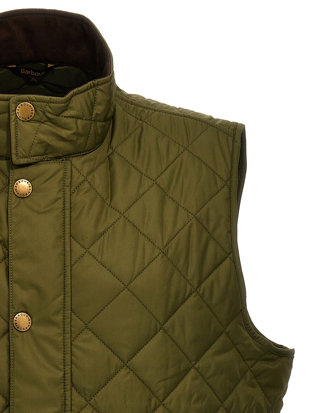 Barbour Bicolor Polyester Sleeveless Jacket